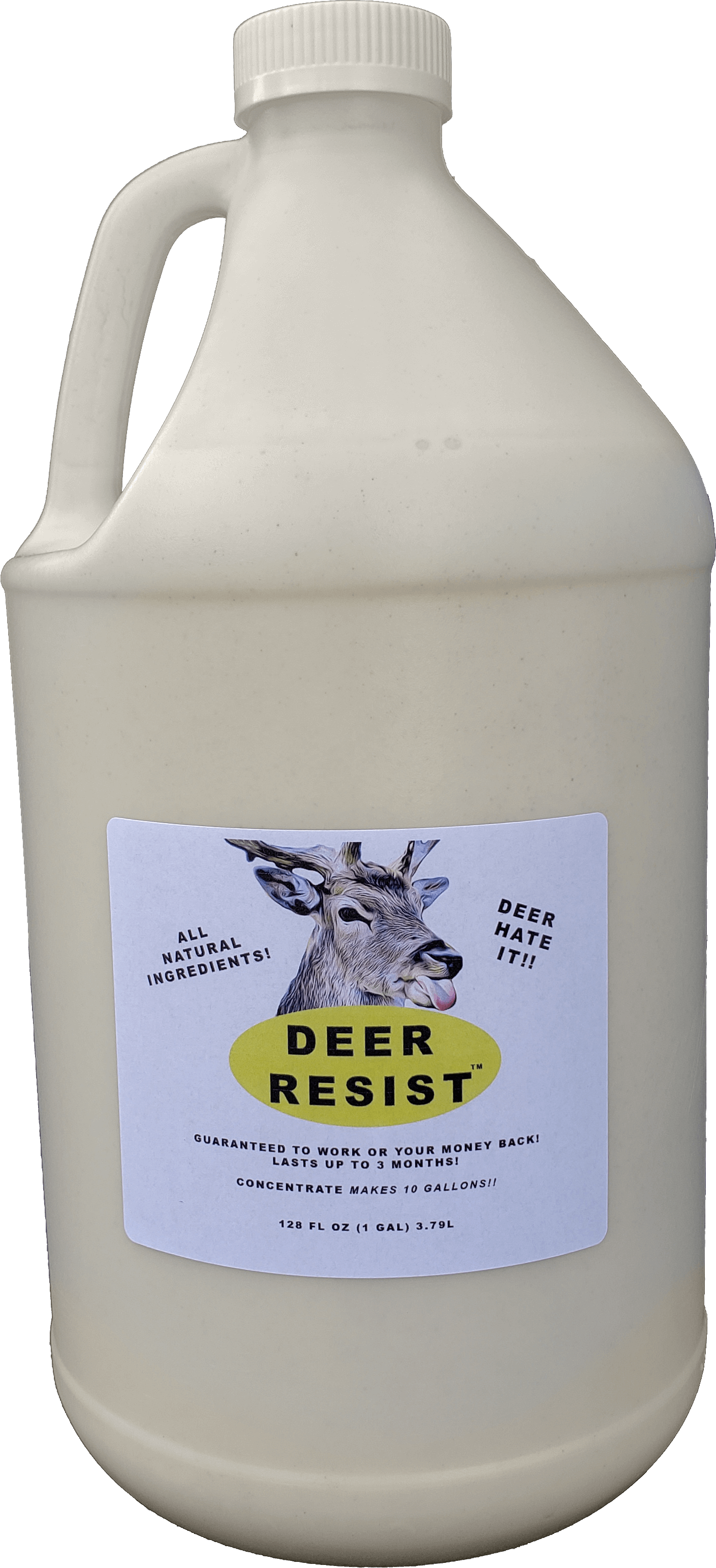 1 gallon industrial round jug of Deer Resist concentrate